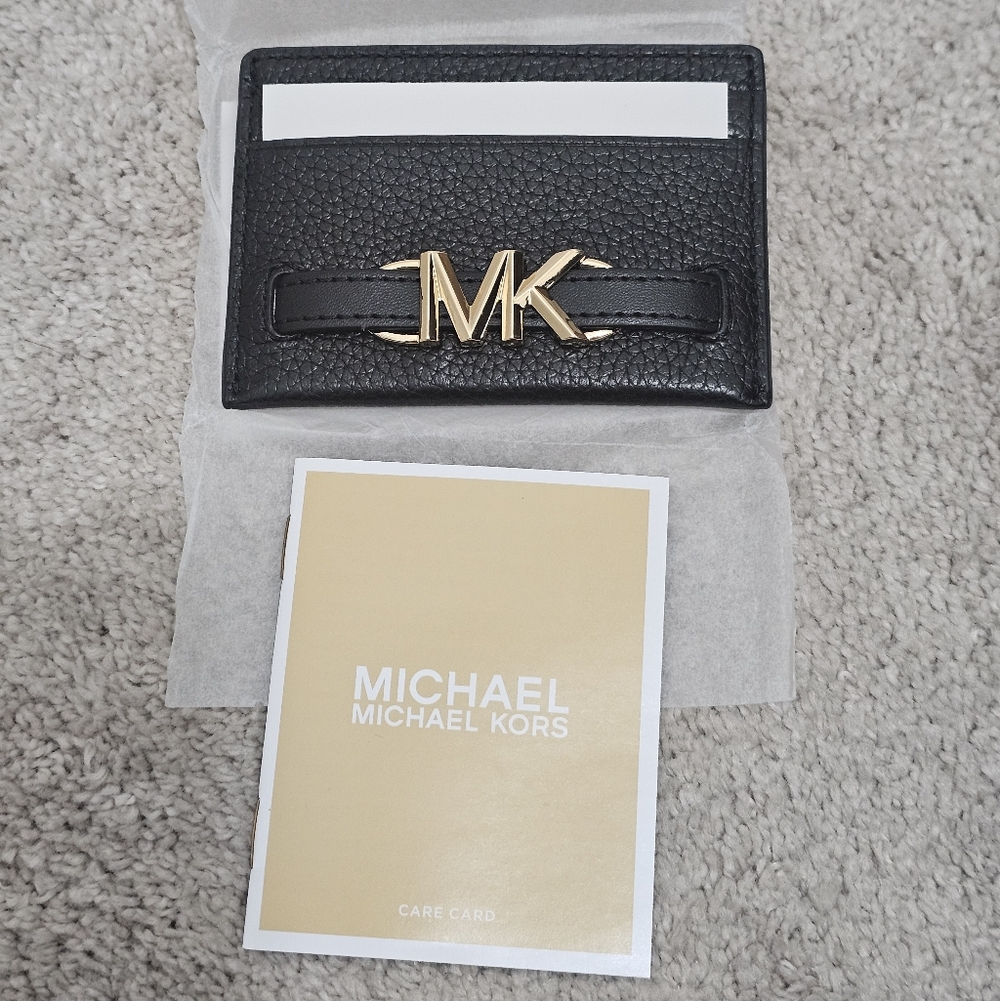 Authentic Michael Kors Black Card Holder